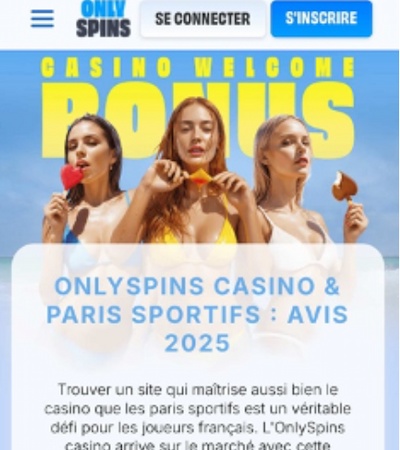 Connectez-vous à Only Spins